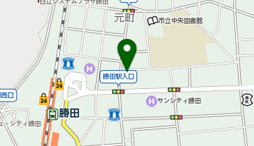 タウンパーク勝田駅前No.3の地図画像