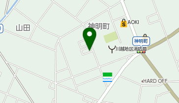 システムパーク川越神明町の地図画像