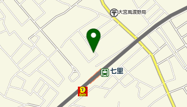 七里駅前onedayparkの地図画像