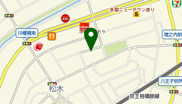 スターパーキング八王子松木の地図画像