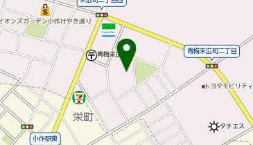 青梅末広町2丁目onedayparkの地図画像