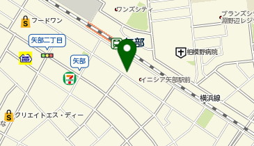 システムパーク矢部第2の地図画像