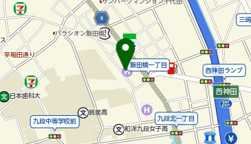 システムパークアパホテル東京九段下の地図画像