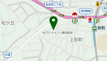 グランディーパーク上反町2丁目の地図画像