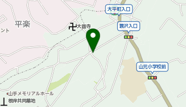 グランディーパーク大芝台の地図画像