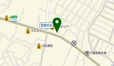 システムパーク宮野木台駐車場の地図画像
