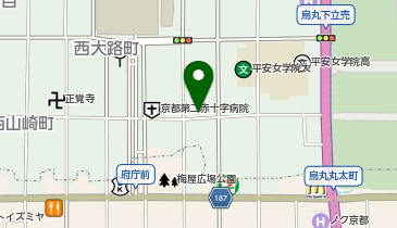 KODOPARK第2日赤病院前の地図画像