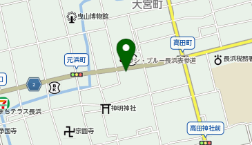 秀勝パーキングの地図画像