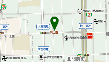 黒門高辻ガレージ 京都市下京区 駐車場 600 84 の地図 アクセス 地点情報 Navitime