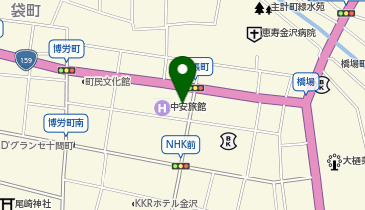 尾張町アイビス駐車場の地図画像