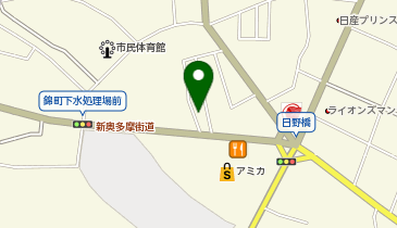 システムパーク立川日野橋の地図画像