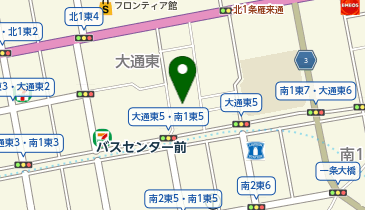 遠藤興産(株)大通東5パーキングの地図画像