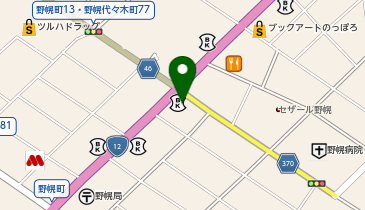 ノルテパーク道銀野幌第1駐車場の地図画像