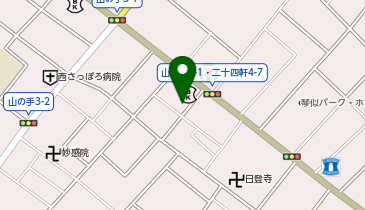 ノルテパーク北陸銀行琴似駐車場の地図画像