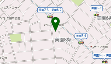 ノルテパーク美園8条3丁目駐車場の地図画像