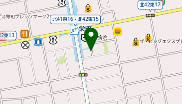 ノルテパーク道銀栄町支店駐車場の地図画像