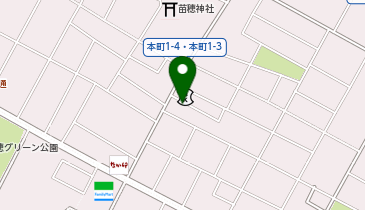 ノルテパーク道銀東苗穂支店第1駐車場の地図画像