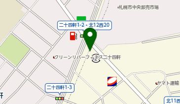 ノルテパーク道銀中央市場支店駐車場の地図画像