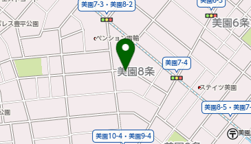 ノルテパーク美園8条3丁目第2駐車場の地図画像