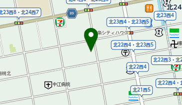 ノルテパーク北23西6駐車場の地図画像