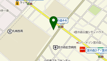ユニカ宮の森記念の地図画像
