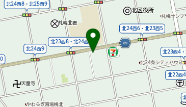 ノルテパーク北23西7駐車場の地図画像