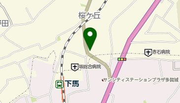 システムパーク塩釜市錦町の地図画像