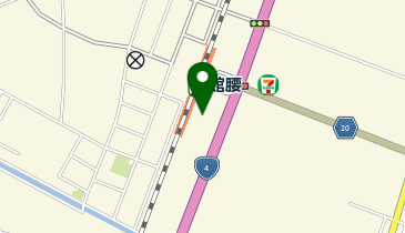 チケットパーク館腰駅前の地図画像