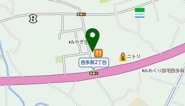 システムパーク西多賀1丁目の地図画像