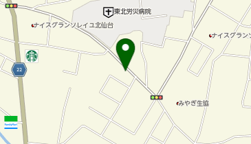 システムパーク東北労災病院前の地図画像