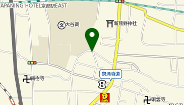 フルーツパーク泉涌寺門前町の地図画像