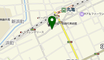 ザ・パーク丸亀美術館前の地図画像