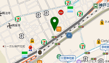 システムパークトアロードの地図画像