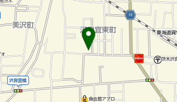 沢良宜東パーキングNo.2の地図画像