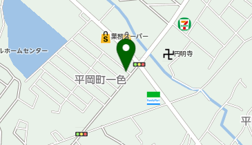 システムパーク平岡町一色の地図画像