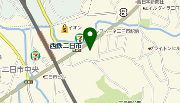 筑邦銀行二日市支店駐車場の地図画像