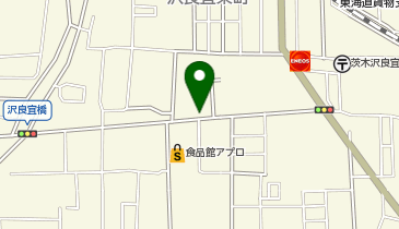 沢良宜東町コインパーキングの地図画像