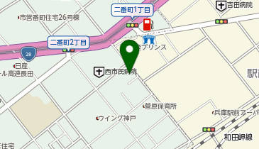 システムパーク御蔵通の地図画像