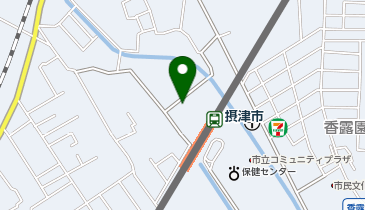 フルーツパーク阪急摂津市駅の地図画像