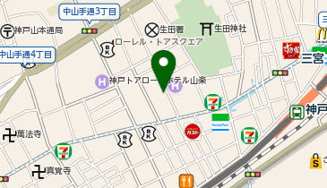 システムパーク下山手通2丁目の地図画像