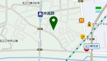システムパーク北江口の地図画像