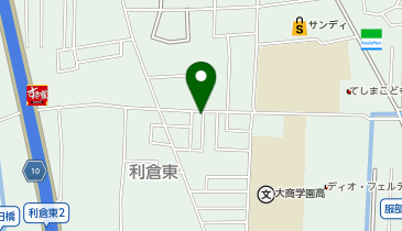 フルーツパーク利倉東1丁目の地図画像