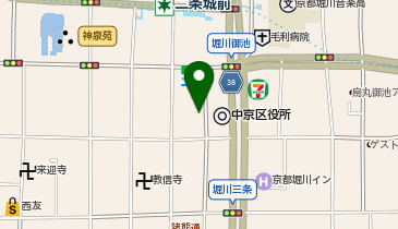 フルーツパーク中京区役所西の地図画像