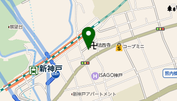 システムパーク熊内町の地図画像