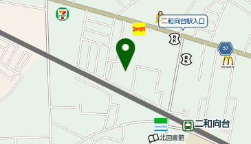 二和東6丁目第1駐車場の地図画像