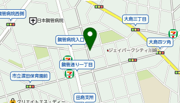 川崎区追分町駐車場の地図画像