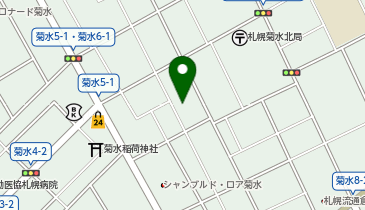 ノルテパーク菊水の地図画像