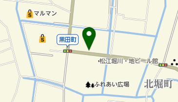 松江市営城山西駐車場の地図画像