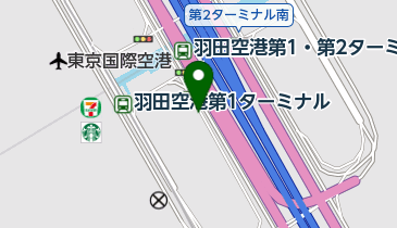 羽田空港駐車場 第1旅客ターミナル P1の地図画像