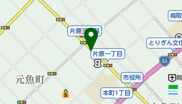 鳥取市営片原駐車場の地図画像